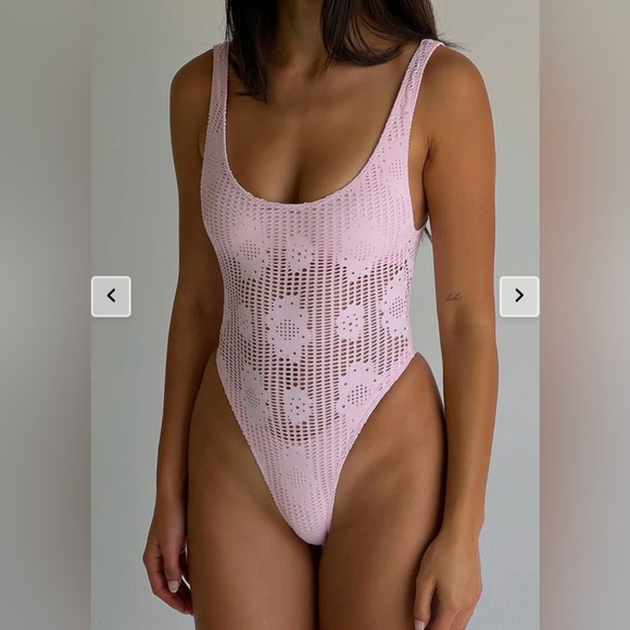 NWT PAMELA ANDERSON Pamela Cheeky One Piece Swimsuit - Pink Dream - Picture 7 of 10